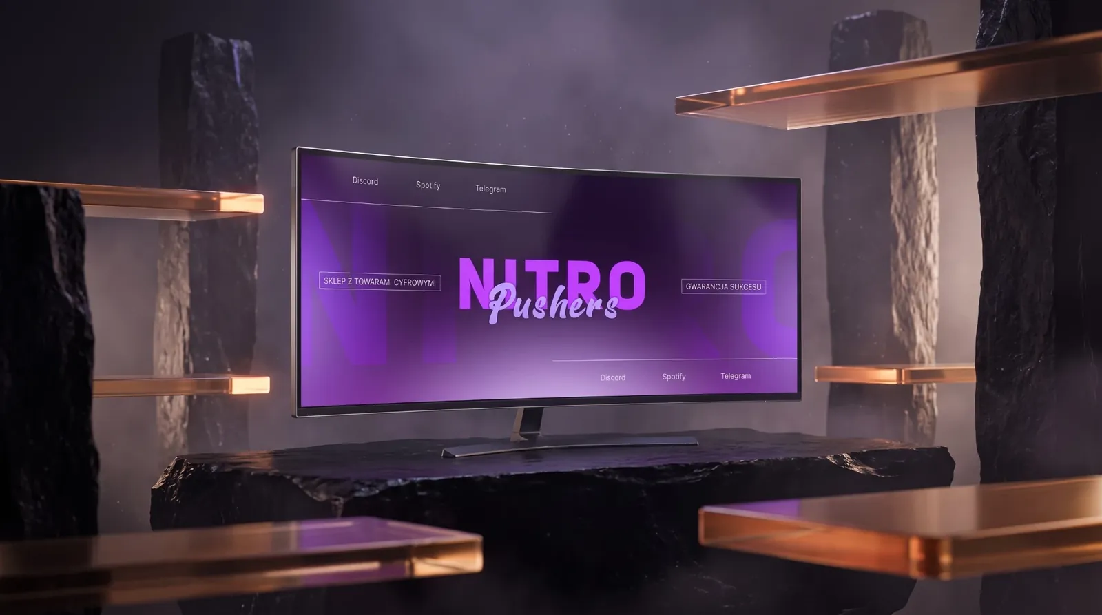 Nitro Pushers: Sklep z produktami cyfrowymi